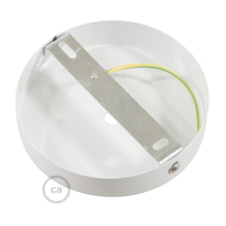 Plafondkap Wit Metaal 1-gaats_2