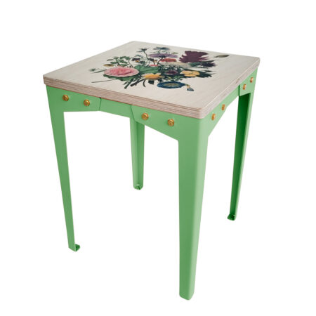 Kruk of Bijzettafel Bloemen_Groen